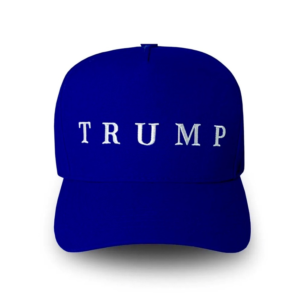 Limited Edition Royal Blue Trump Hat 2024 Snapback CaliFame Cap Authentic MAGA